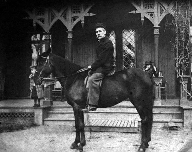 Historic Snapshot: Henry B. Wilson on Horseback in East Hampton