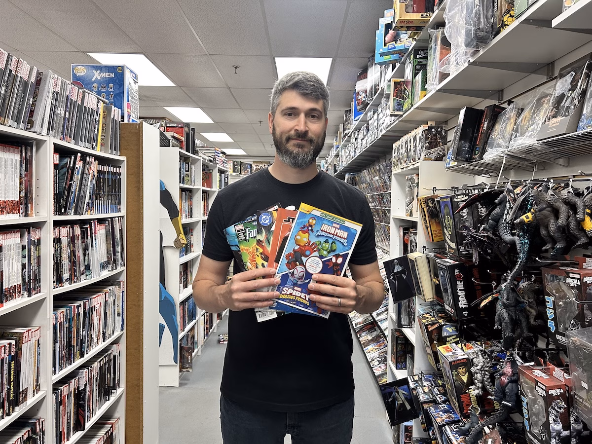 Terence Fischette, owner of 4th World Comics