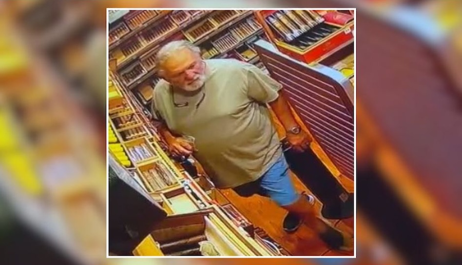 Police Seek Man Accused of Stealing Cigars From East Northport Smoke Shop