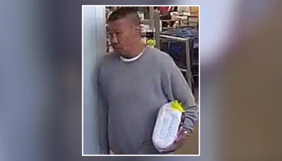 Man sought by Suffolk County police in connection with the alleged assault of a Walmart employee in Commack on Sept. 17, 2026.