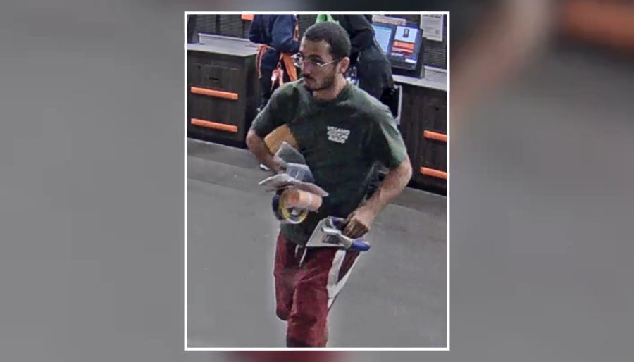 Man sought by Suffolk County police in connection with an alleged $230 fraudulent merchandise return at a Coram Home Depot on Oct. 12, 2026.
