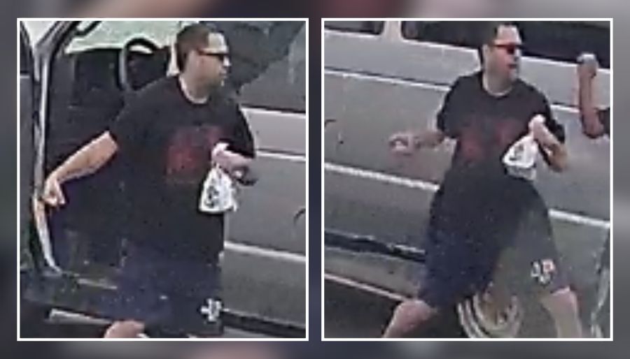 Man sought by Suffolk County police in connection with the assault of a 76-year-old man outside a White Castle in Deer Park on Aug. 26, 2026.