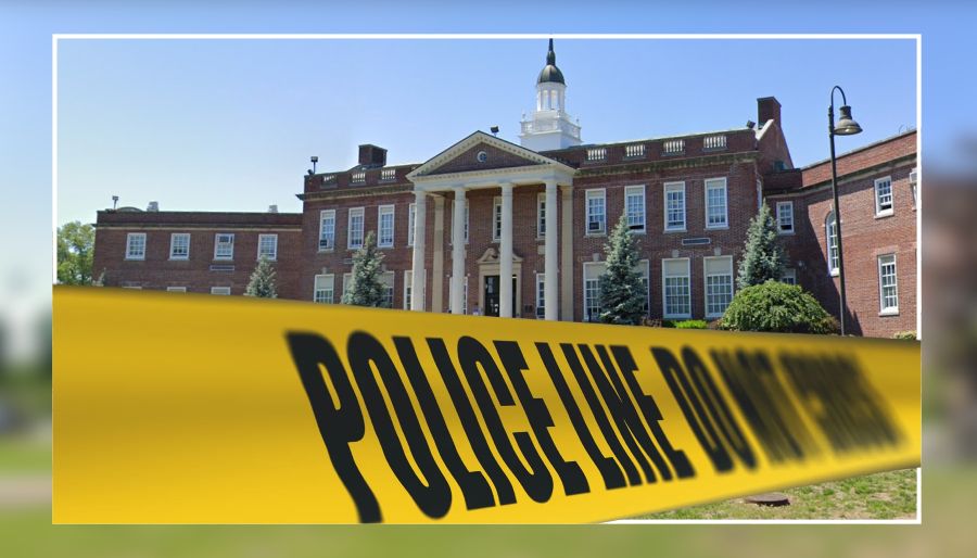 Google Maps Street View of Garden City Middle School on Cherry Valley Avenue in Garden City, New York, where a bomb threat prompted an evacuation on Oct. 19, 2026.