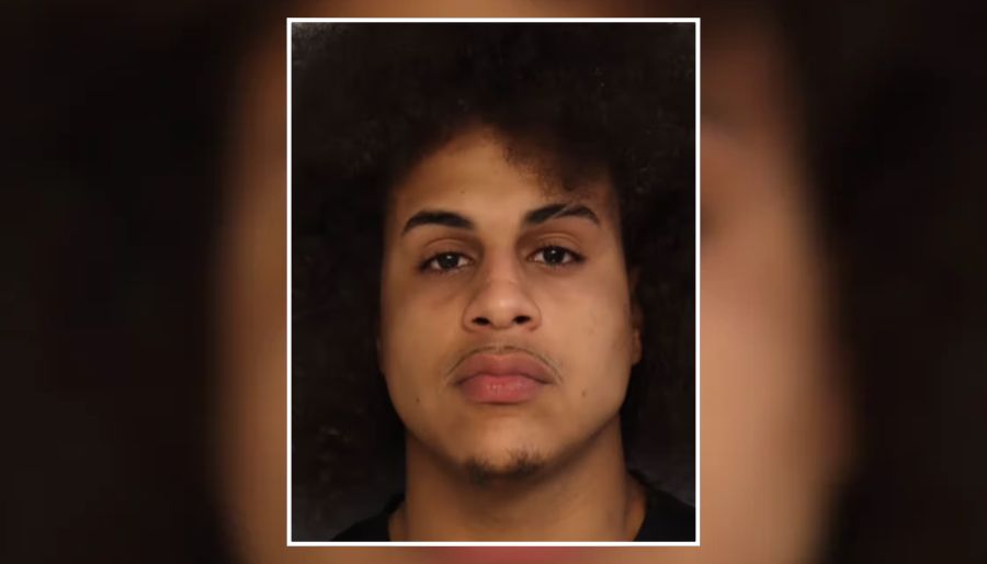 Nassau County Police mugshot of Sgroilin Santana, sentenced to 23 years to life in prison for the 2025 murder of Jorge Vazquez outside a Bethpage hotel.